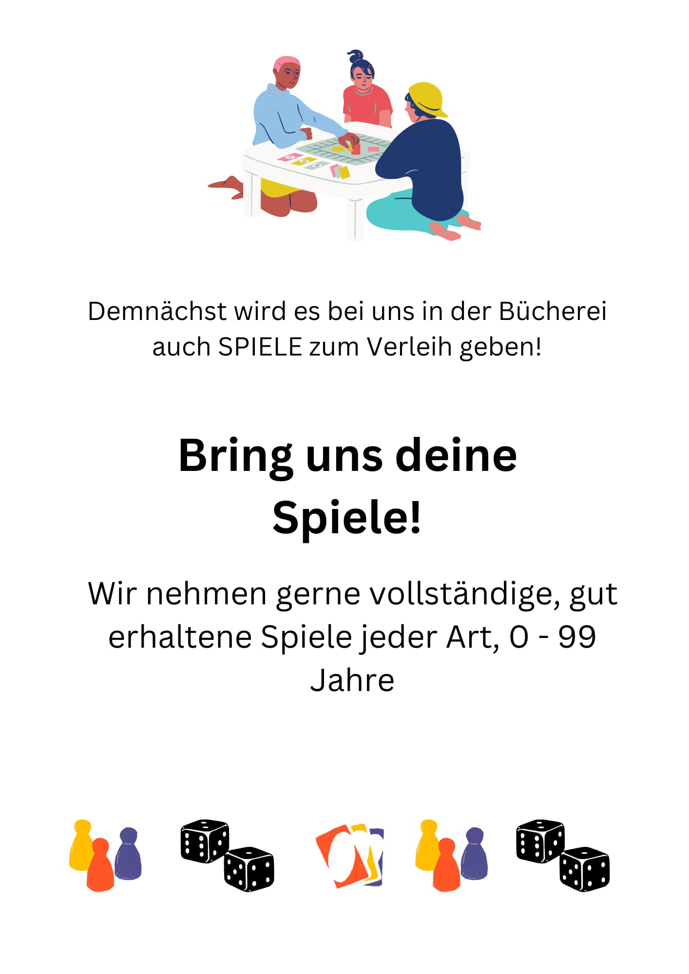 Spiele Spendenaufruf